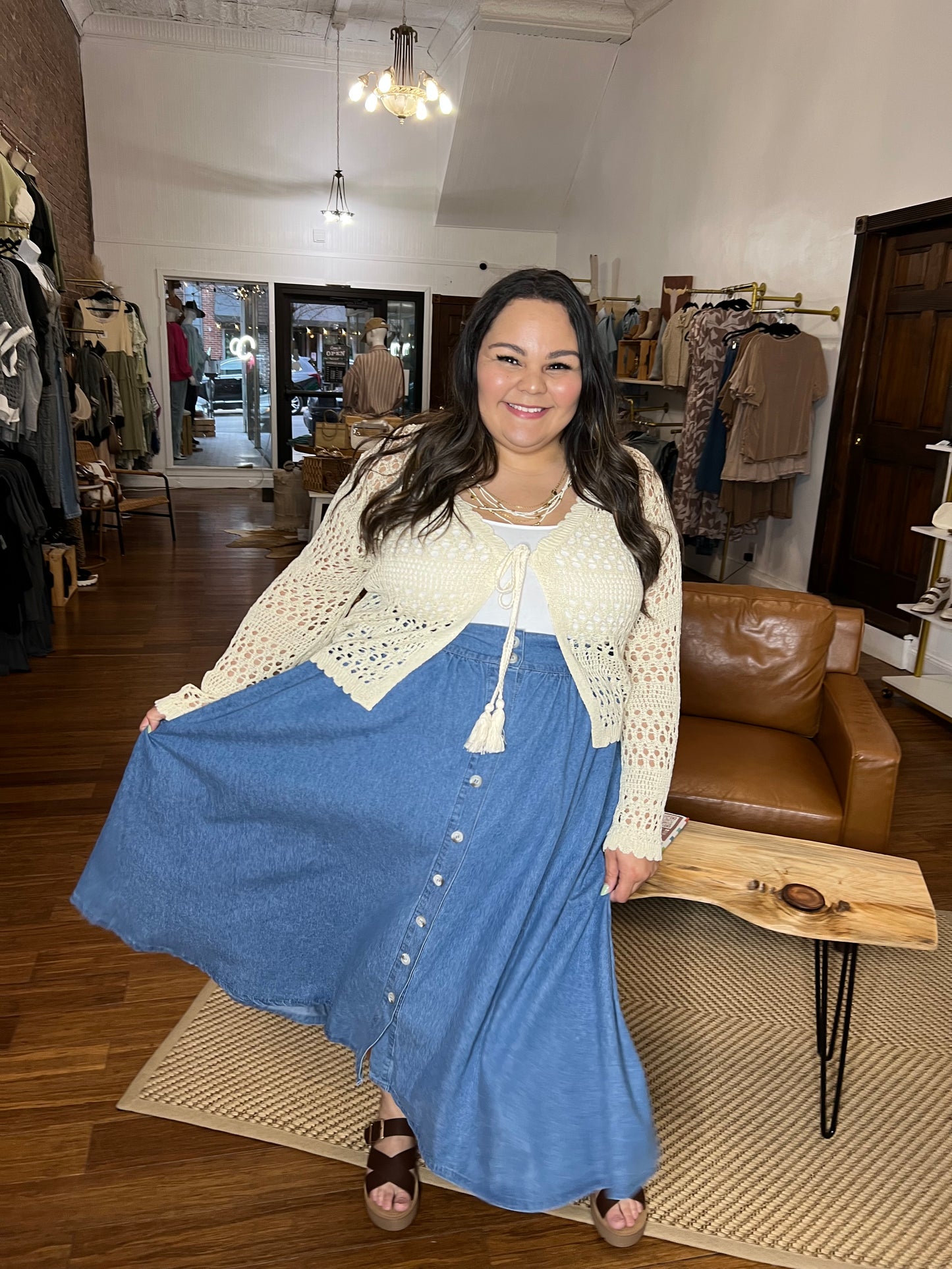 *Final Sale* WB Denim Skirt