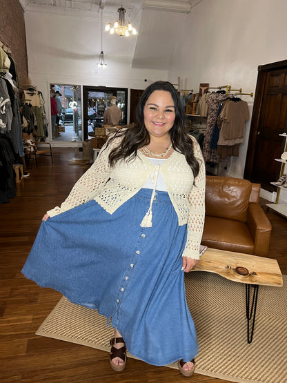 *Final Sale* WB Denim Skirt