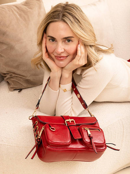 Valerie Gloss Multi-Compartment Bag