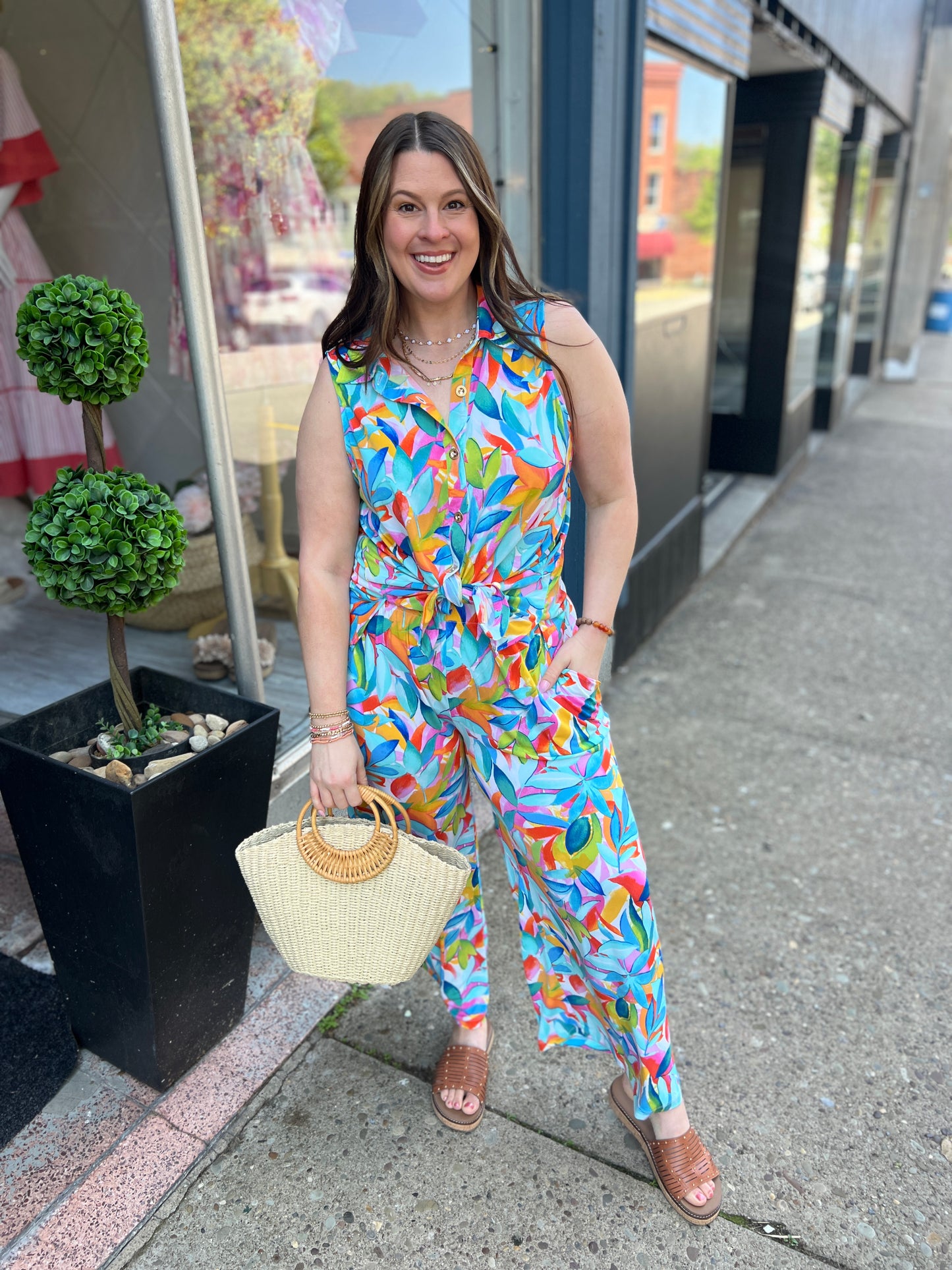Tropical Watercolors Outfit Set