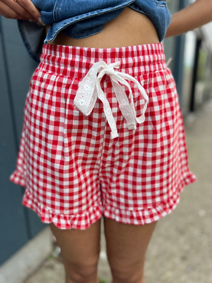 Cherry Bomb Plaid Shorts