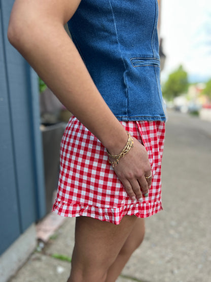 Cherry Bomb Plaid Shorts