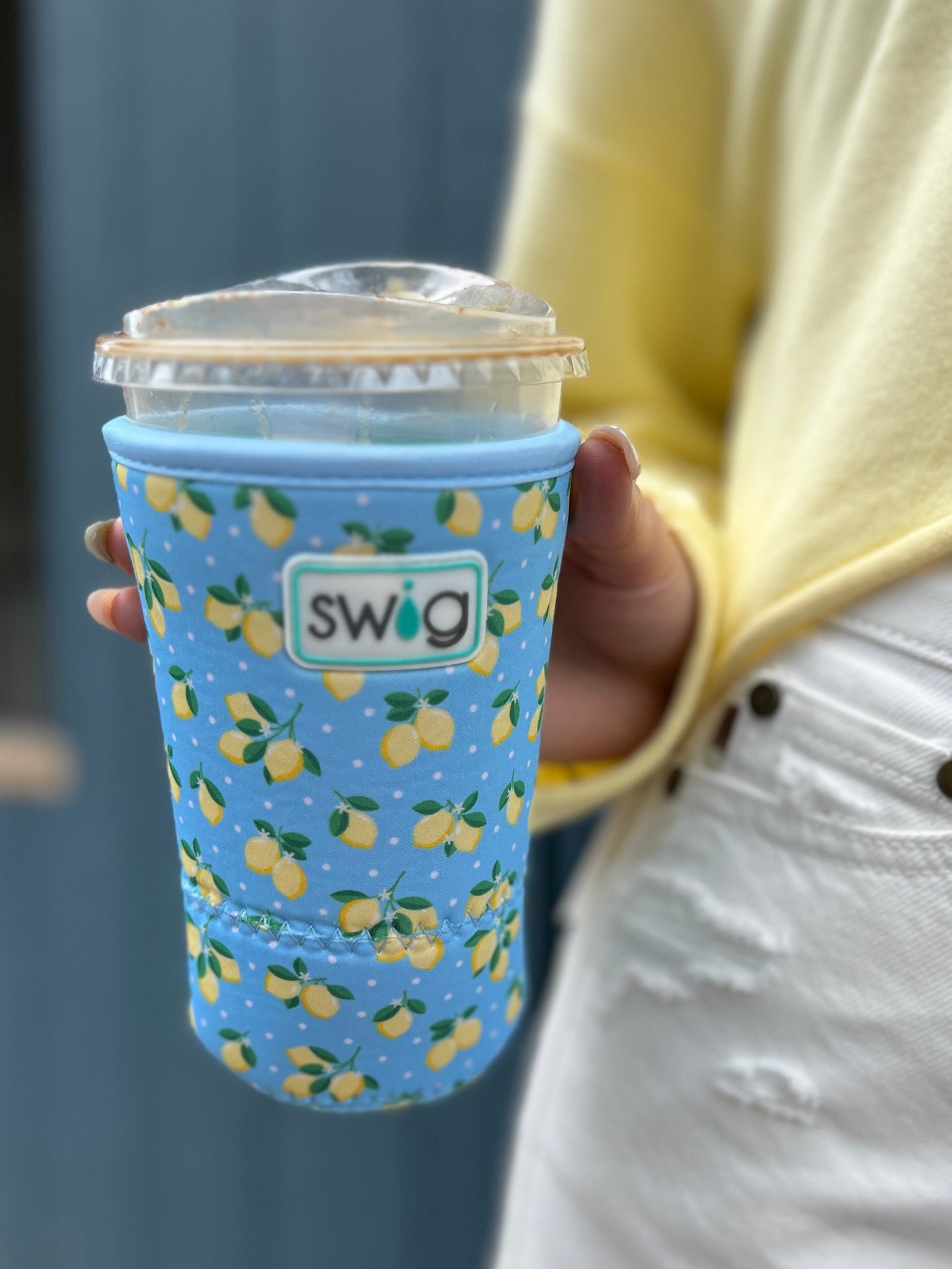 Lemon Meringue Iced Cup Coolie (Large)
