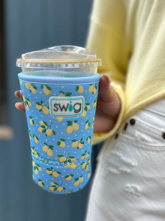 Lemon Meringue Iced Cup Coolie (Large)
