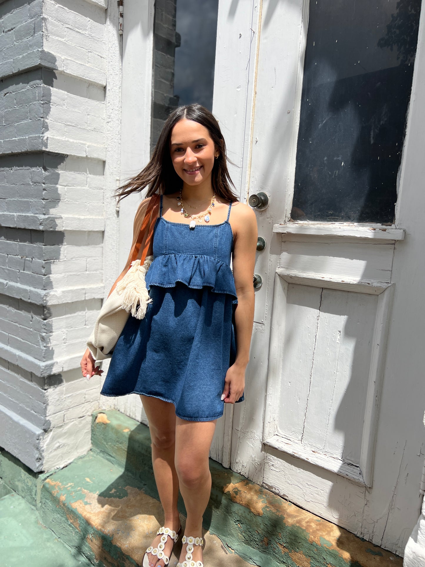Do You Love Me Denim Dress