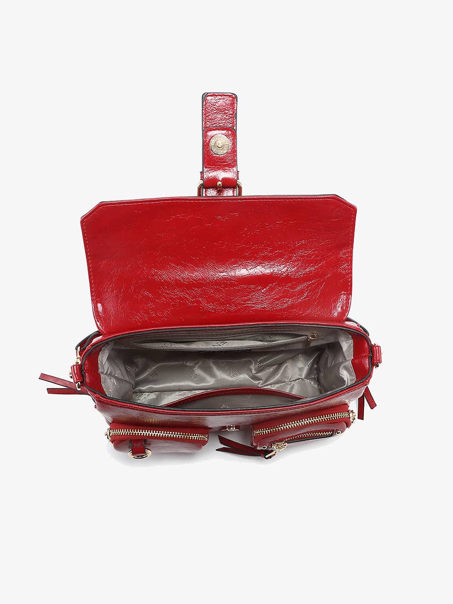 Valerie Gloss Multi-Compartment Bag