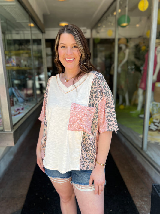 Night To Day Leopard Top