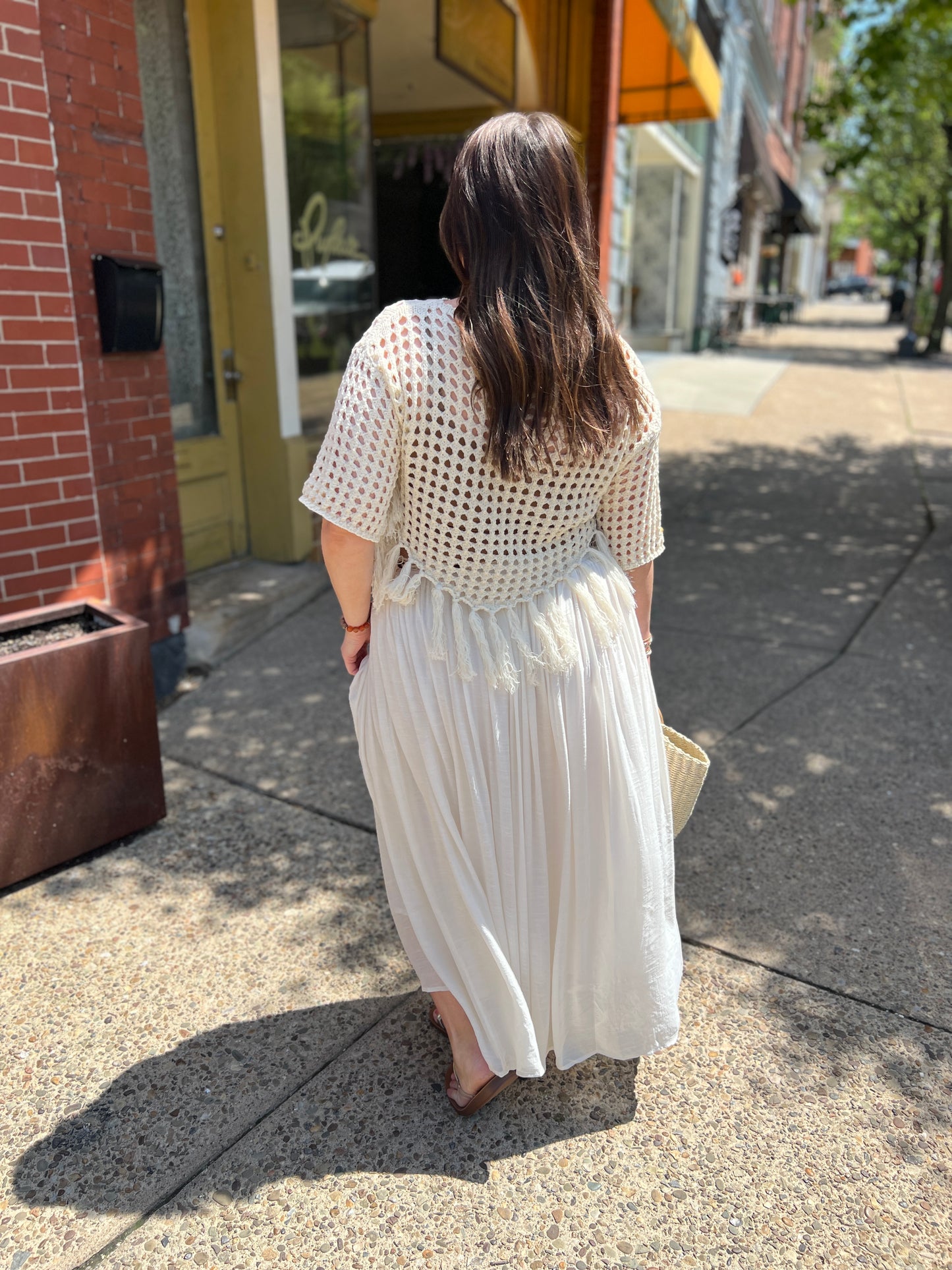 Boho Skirt with Rope Belt