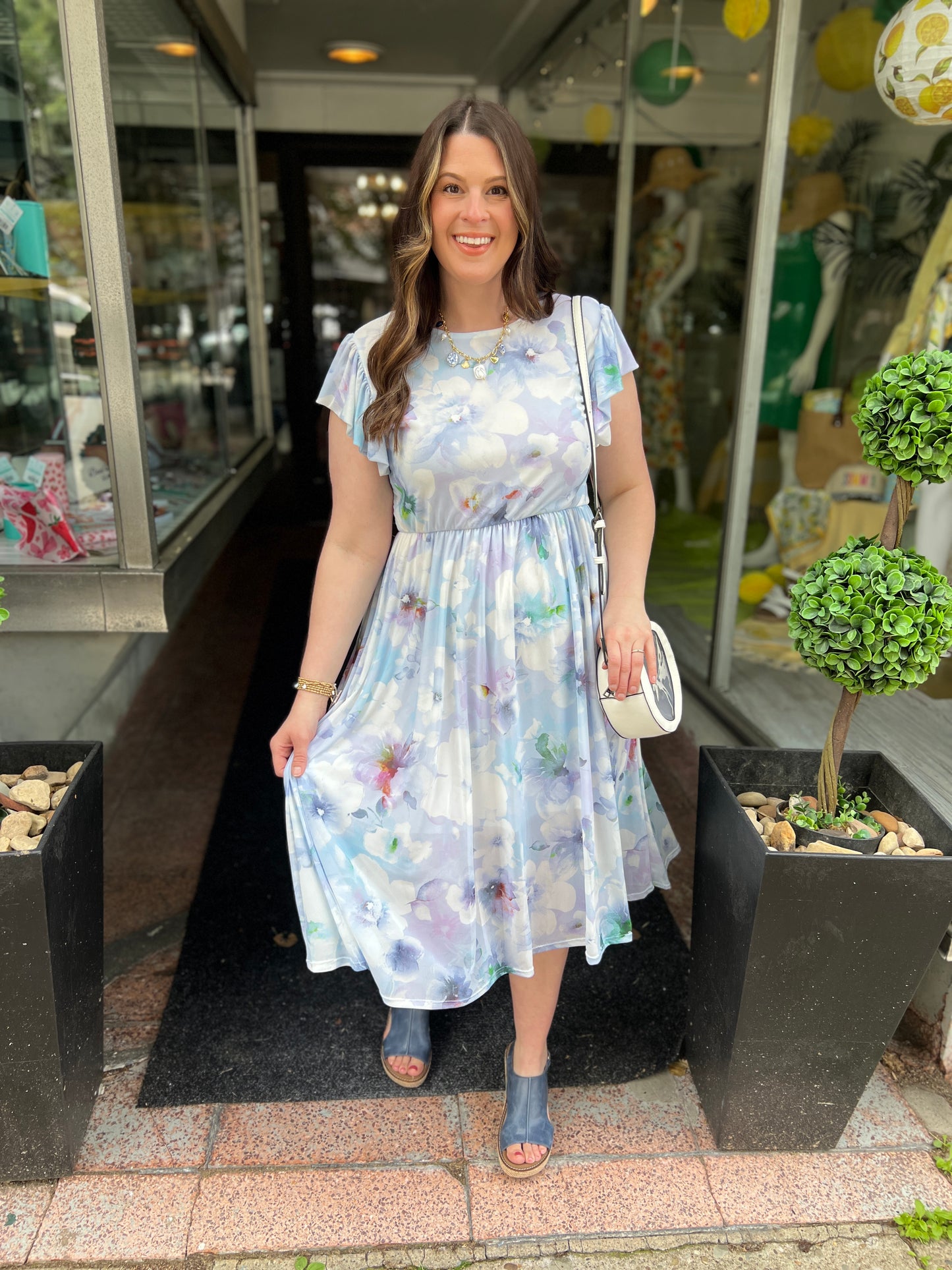 Clear Skies Midi Dress