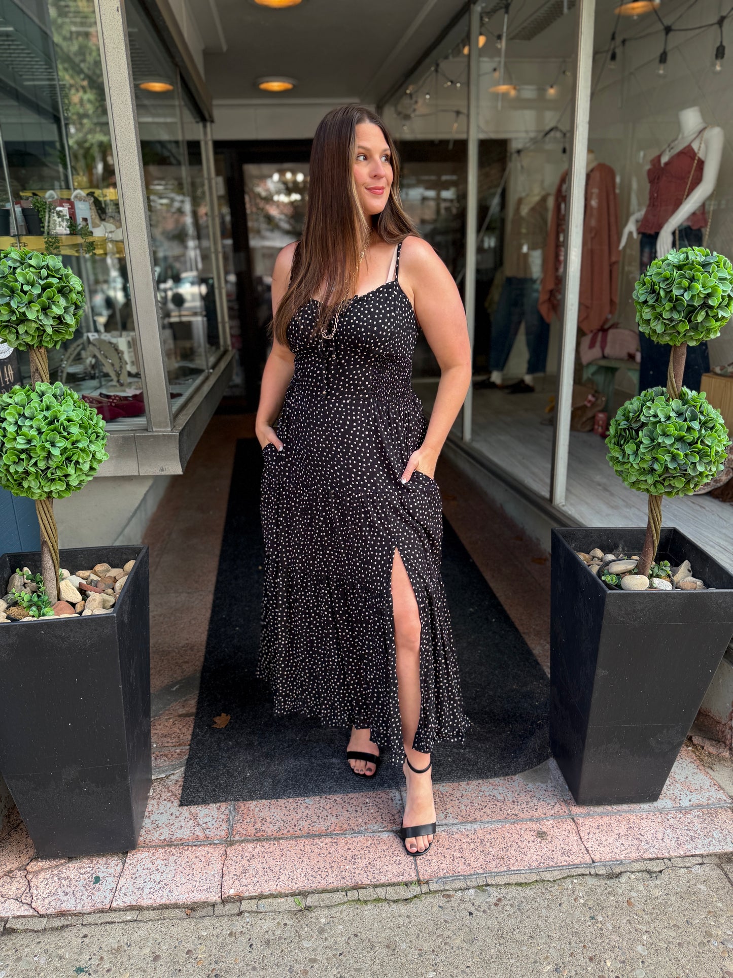 Pop Off Polka Dot Dress
