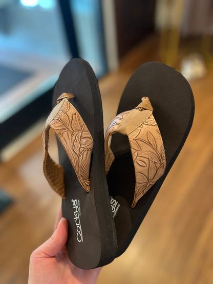 Corkys Summer Break Flip Flops