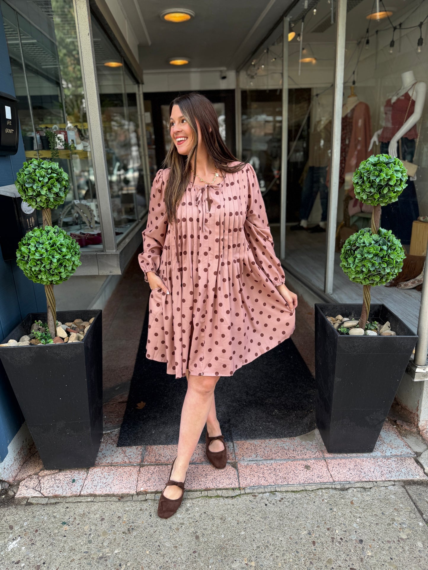 Feel Good Polka Dot Dress