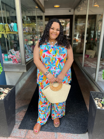 Tropical Watercolors Outfit Set