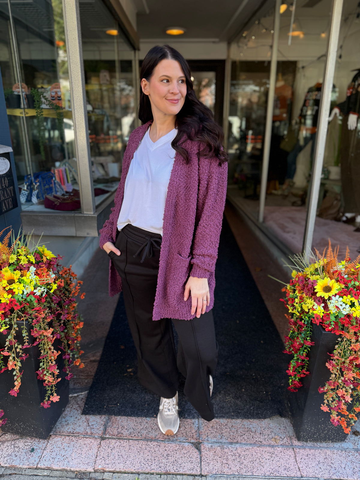 Forever Young Popcorn Cardigan