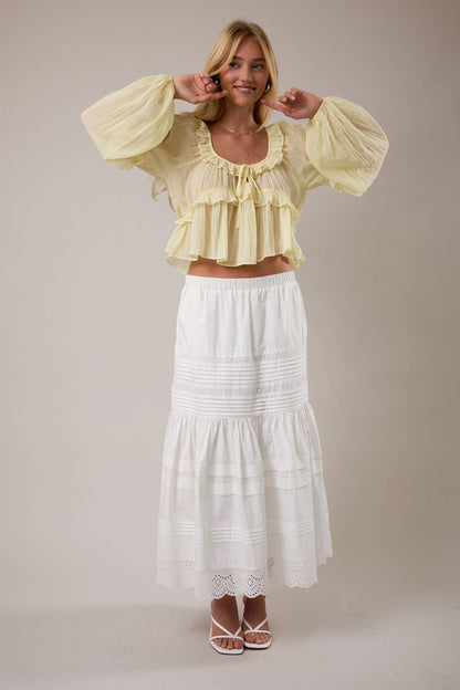 Levitating Ruffle Blouse