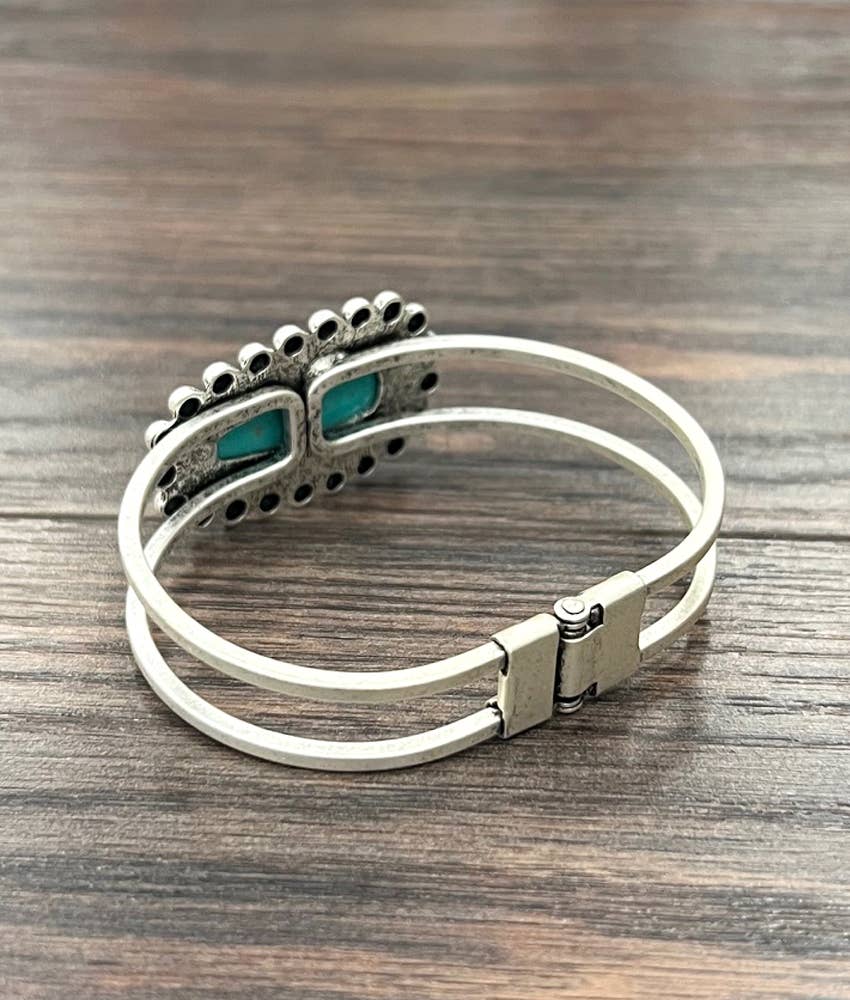 Western Turquoise Cuff Bracelet