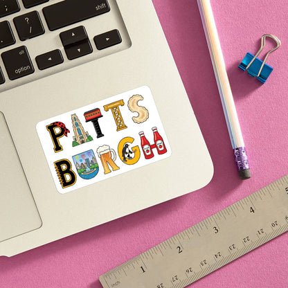 Pittsburgh Icons Die Cut Sticker