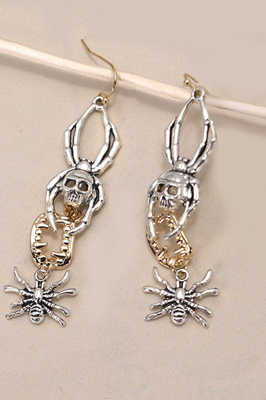 Spider Drop Earrings