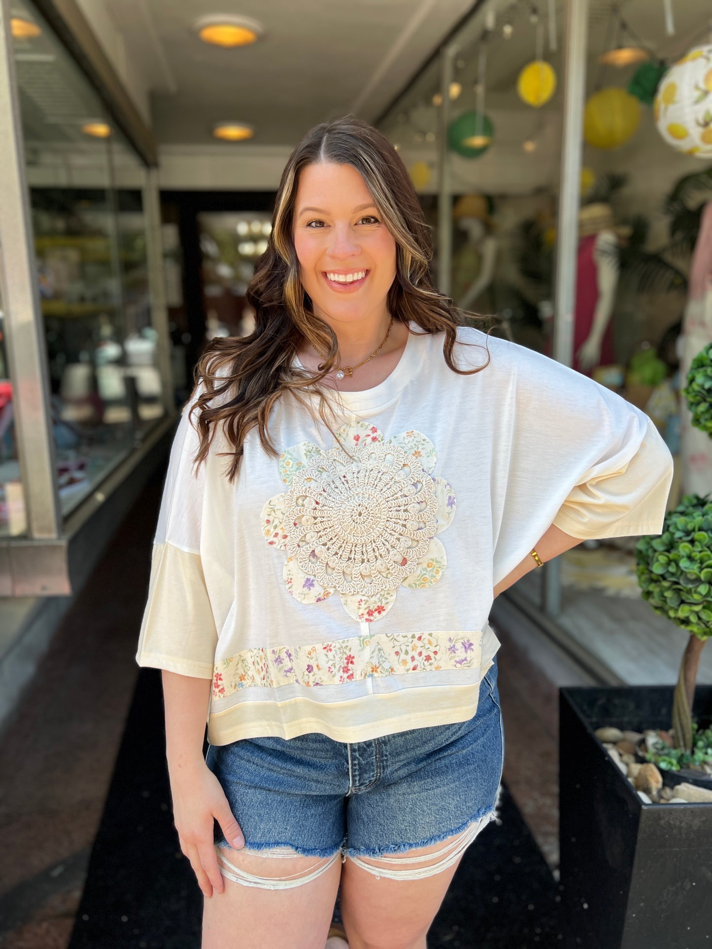 Little Things Lace Tee