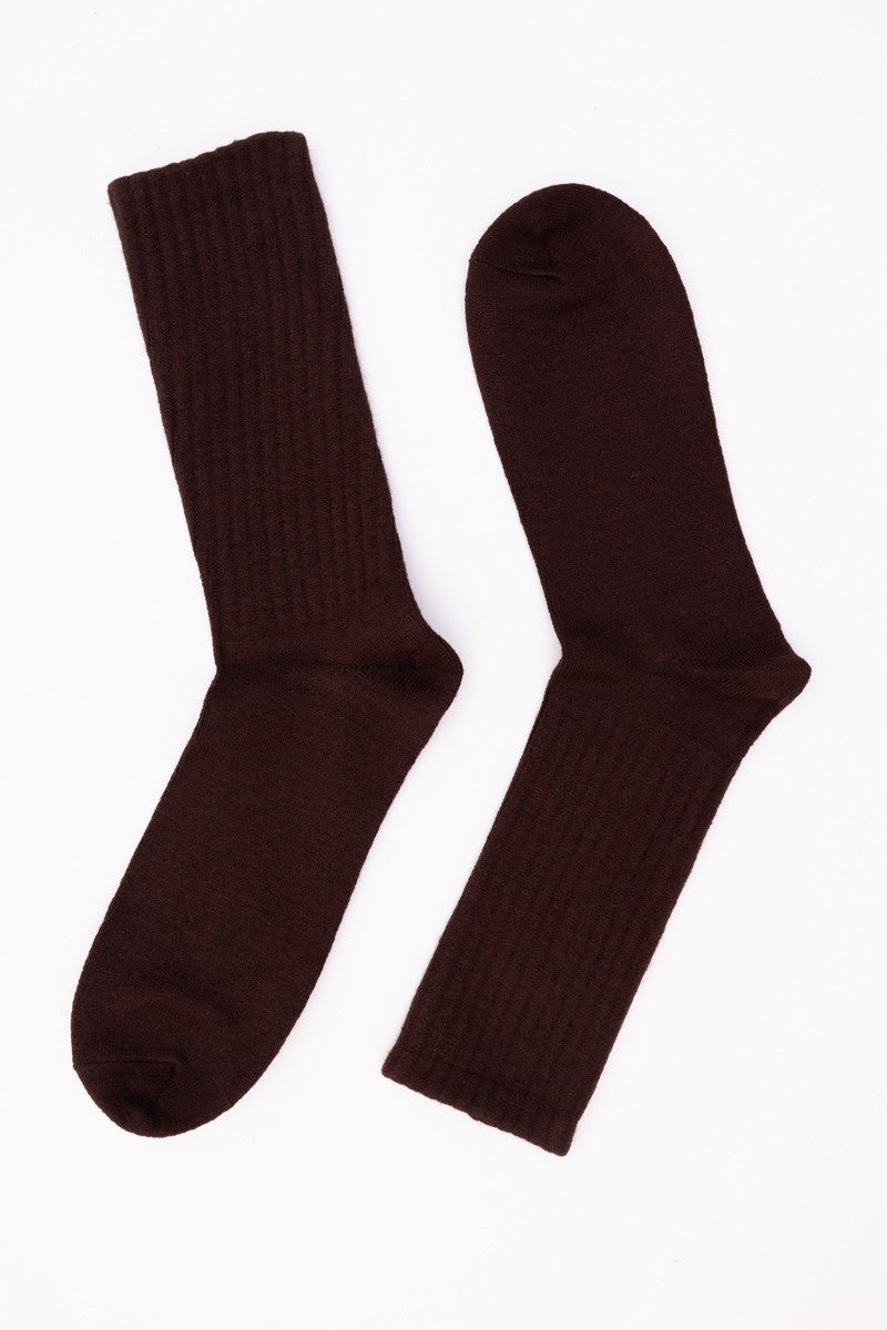 Earth Tone Crew Socks