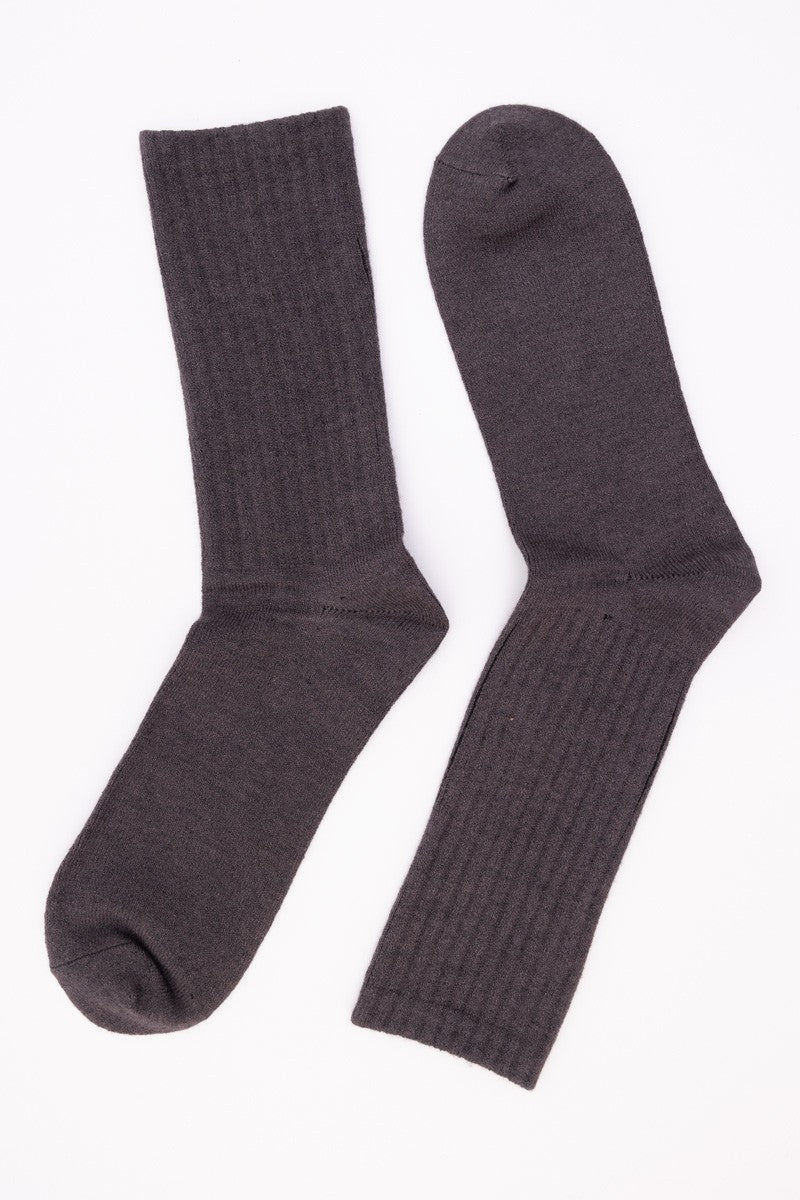 Earth Tone Crew Socks