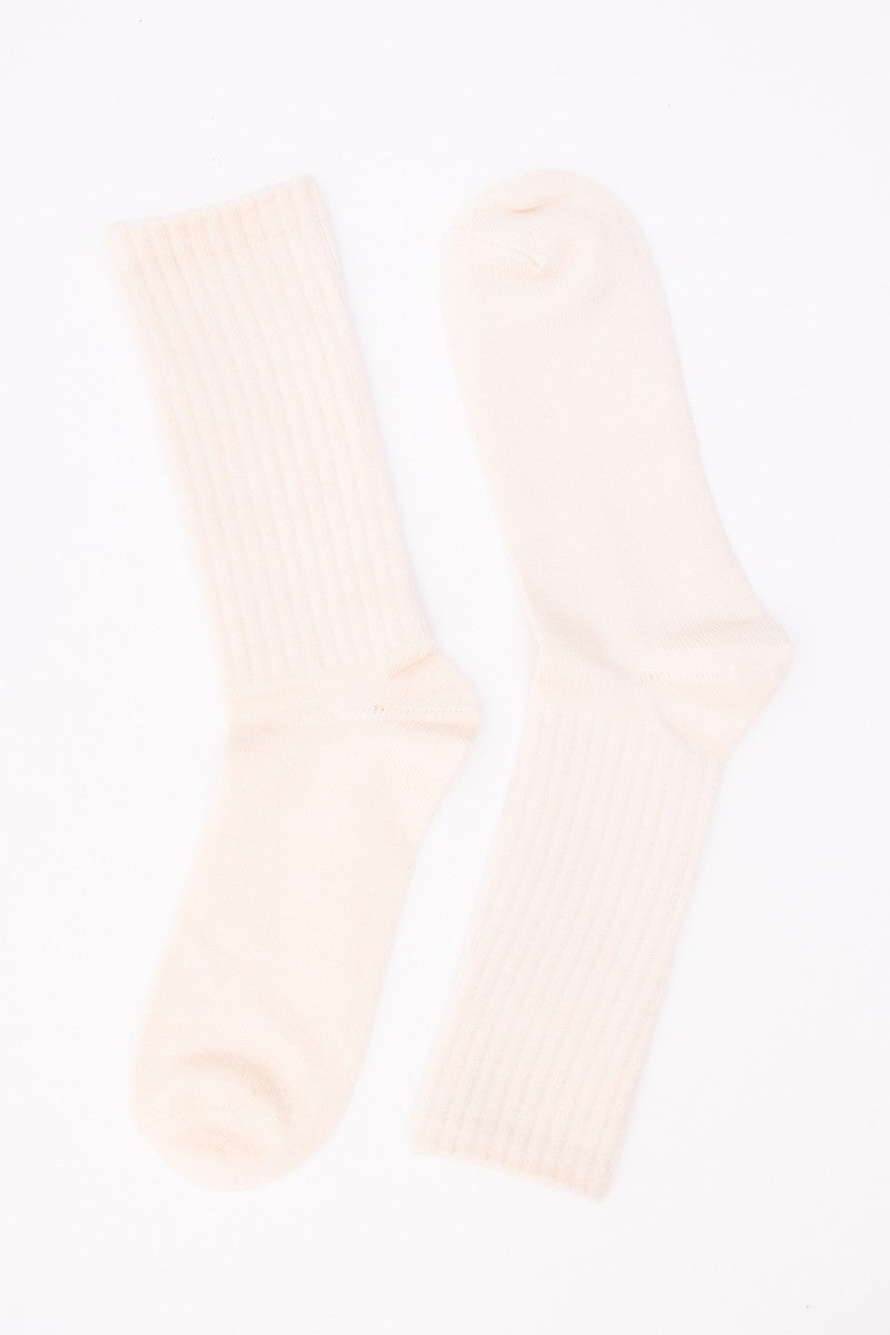 Earth Tone Crew Socks