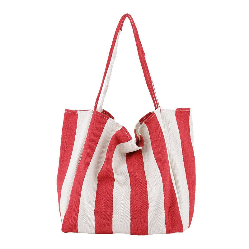 Trendy Stripe Tote Bag