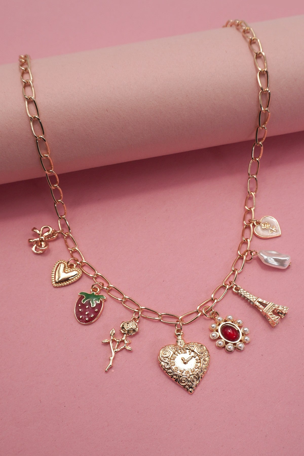 Strawberry Charm Necklace