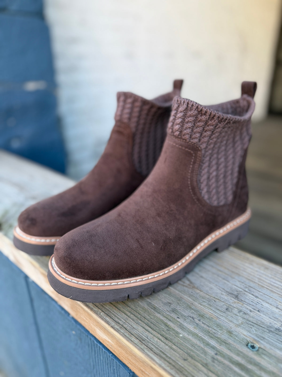 Corkys Keep Me Warm Boots Chocolate