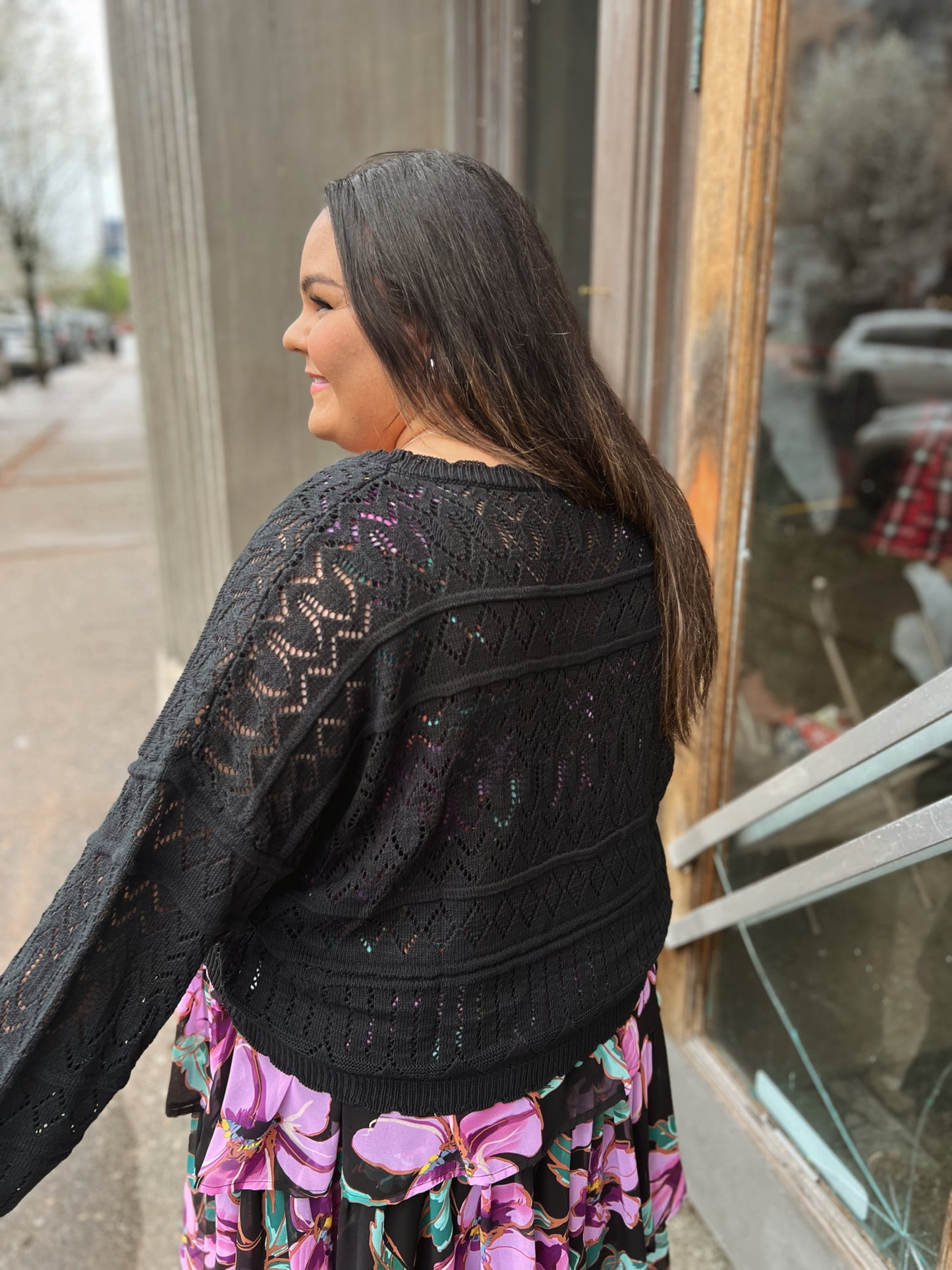 *Final Sale* WB Black Cardigan