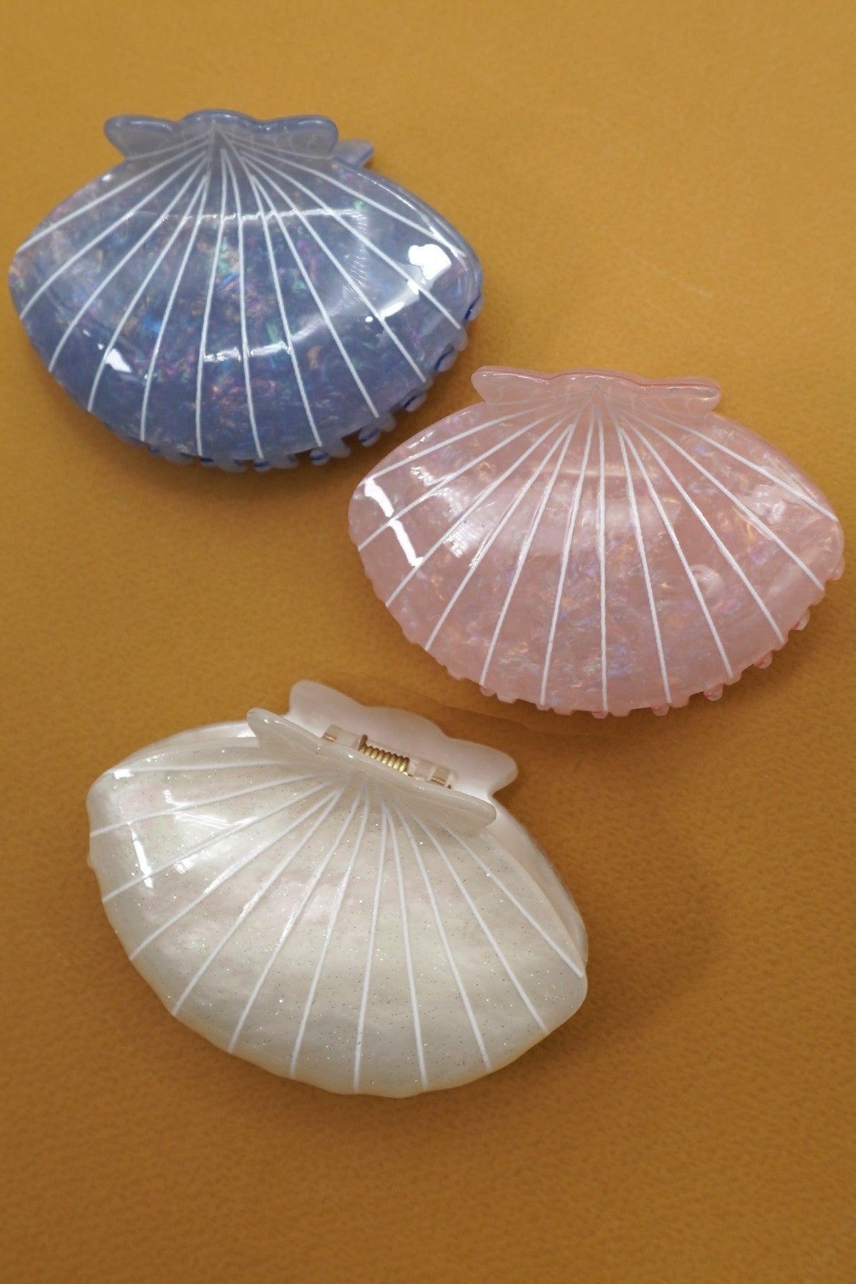 Jumbo Seashell Claw Clips