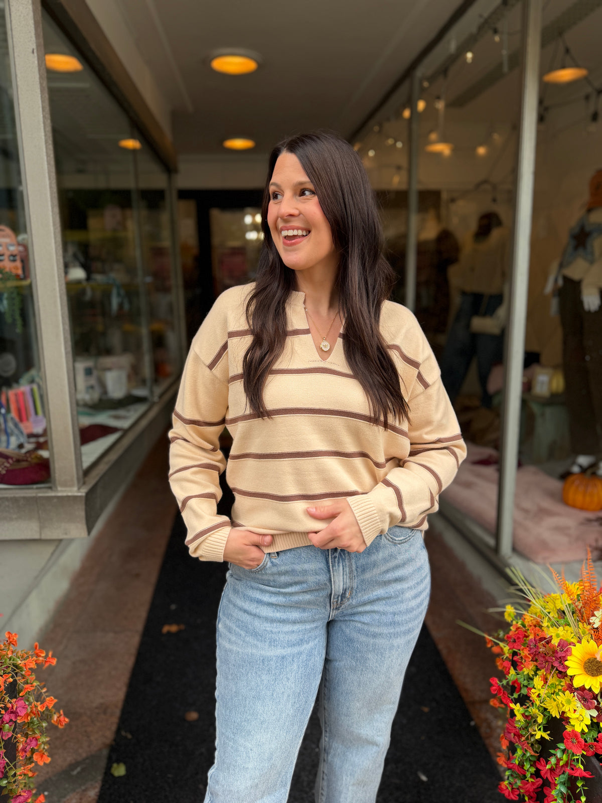 Rest Assured Stripe Sweater