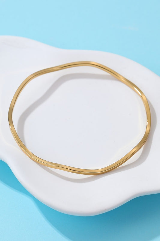 Wavy Bangle Bracelets
