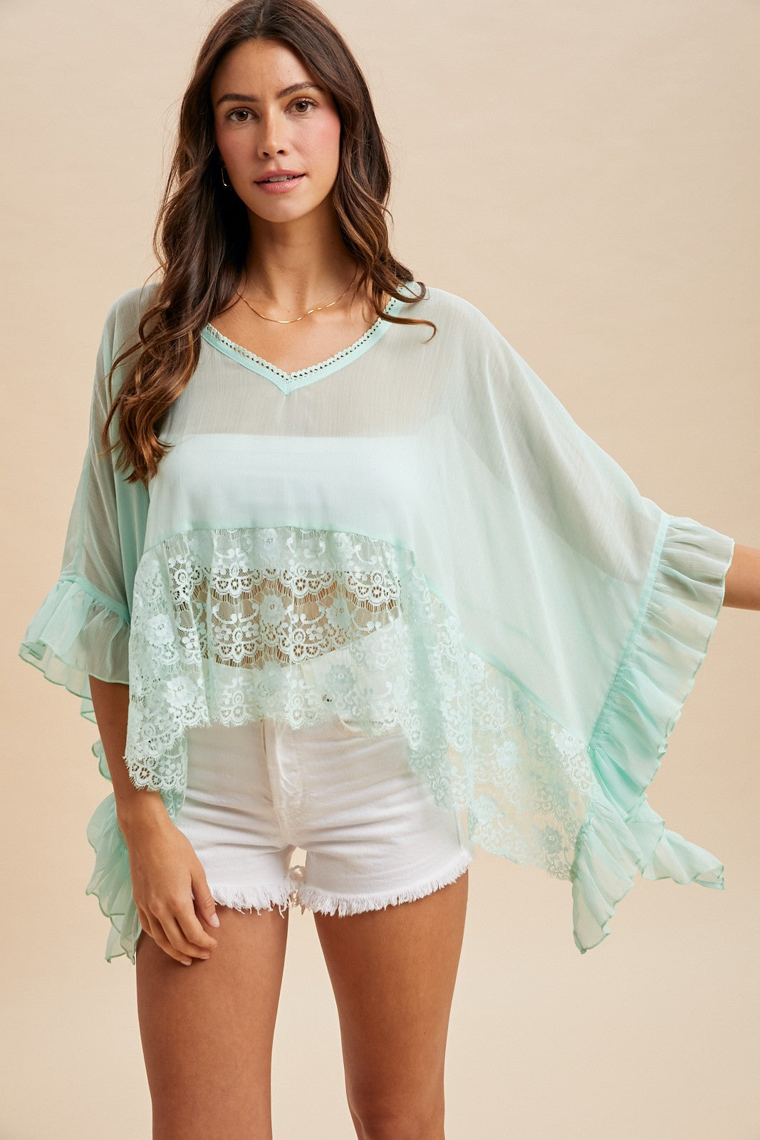 Showing Up Lace Cover Up