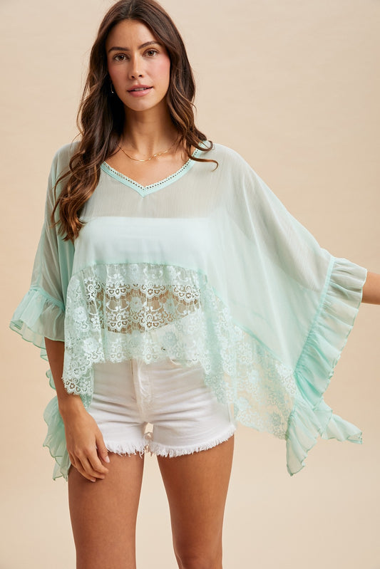 Showing Up Lace Cover Up