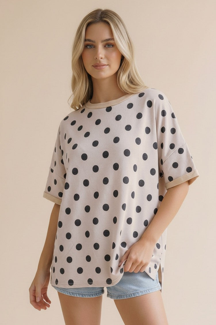 Hello There Polka Dot Top