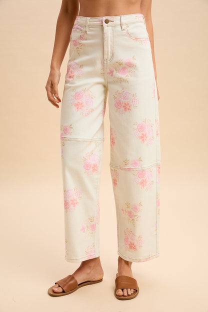 Romantic Daydream Floral Jeans