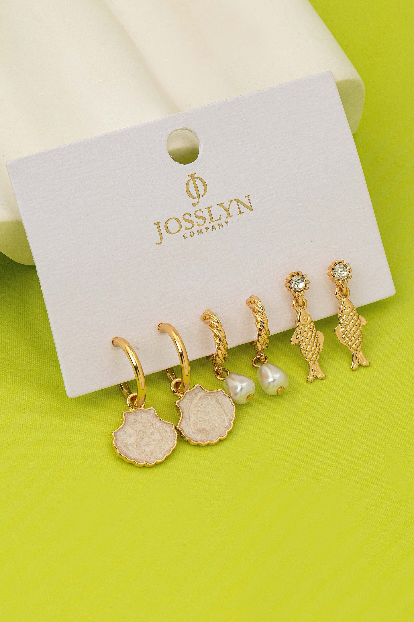 Marine Trio Earrings Set
