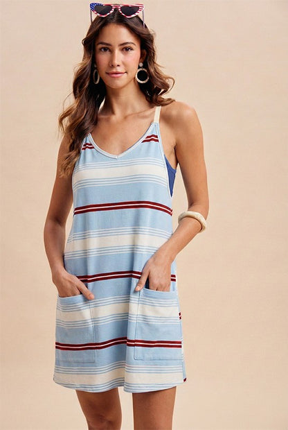 Something Blue Romper Dress