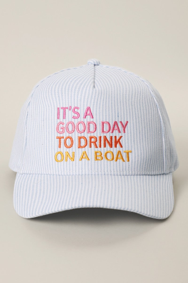 Drink On A Boat Trucker Hat