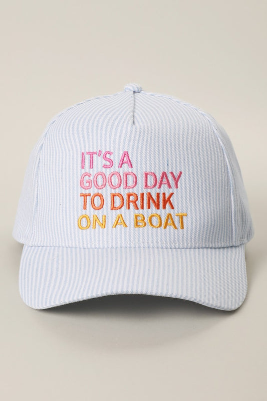 Drink On A Boat Trucker Hat