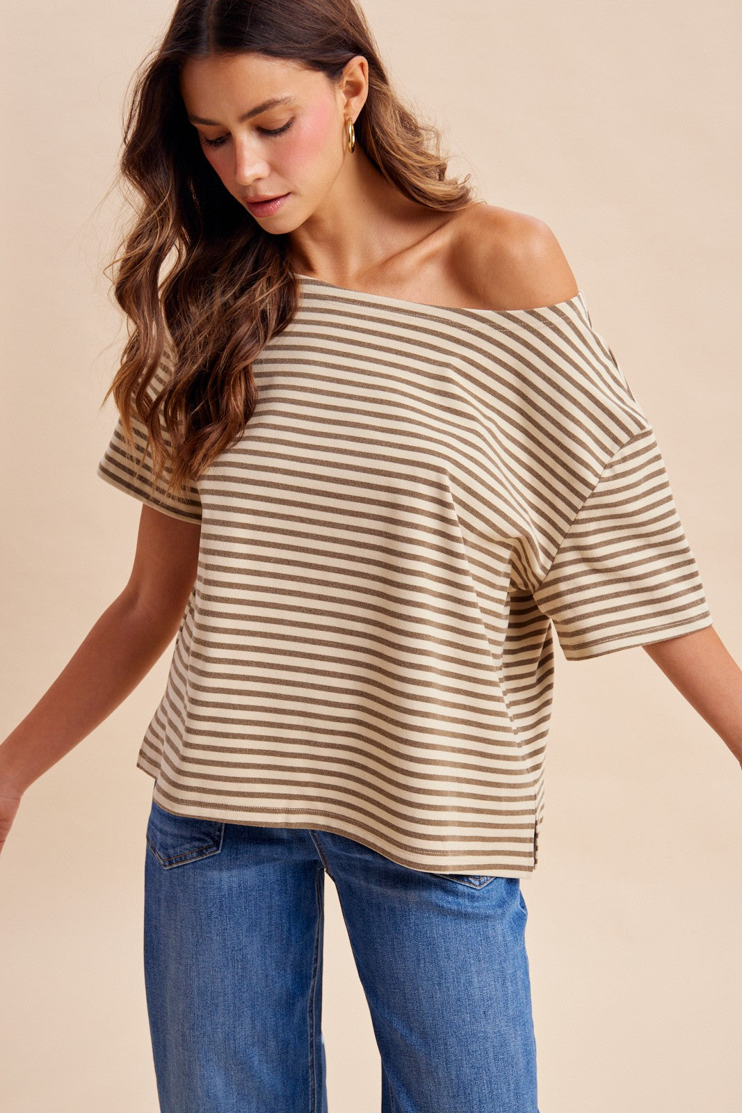 Roll With It Off-Shoulder Top