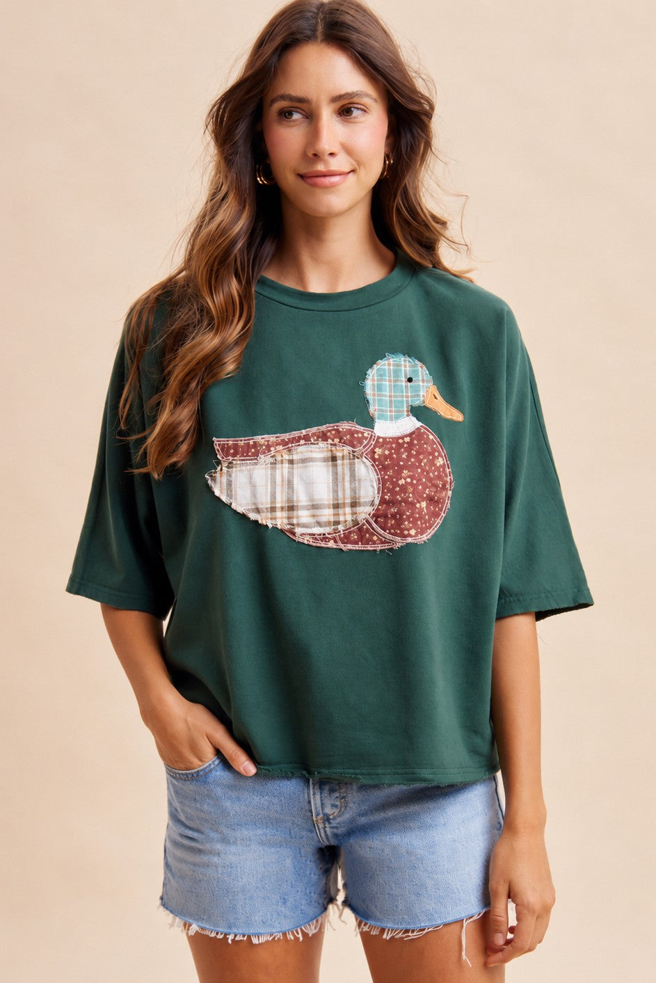 Patchwork Duck Tee
