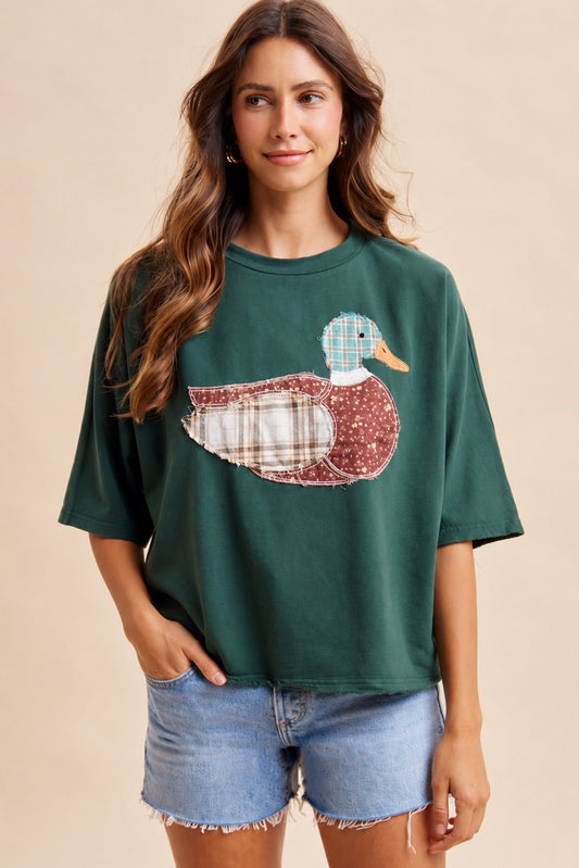 Patchwork Duck Tee