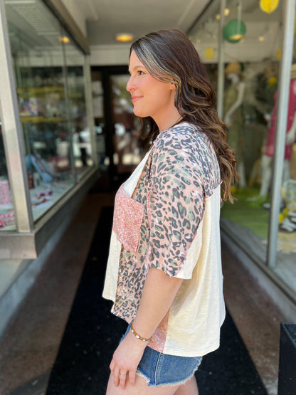 Night To Day Leopard Top