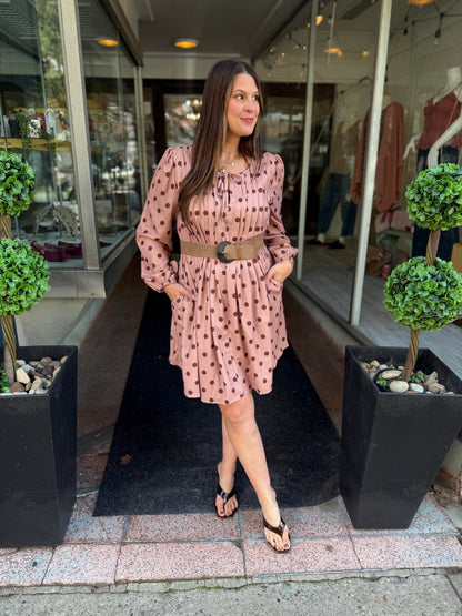Feel Good Polka Dot Dress