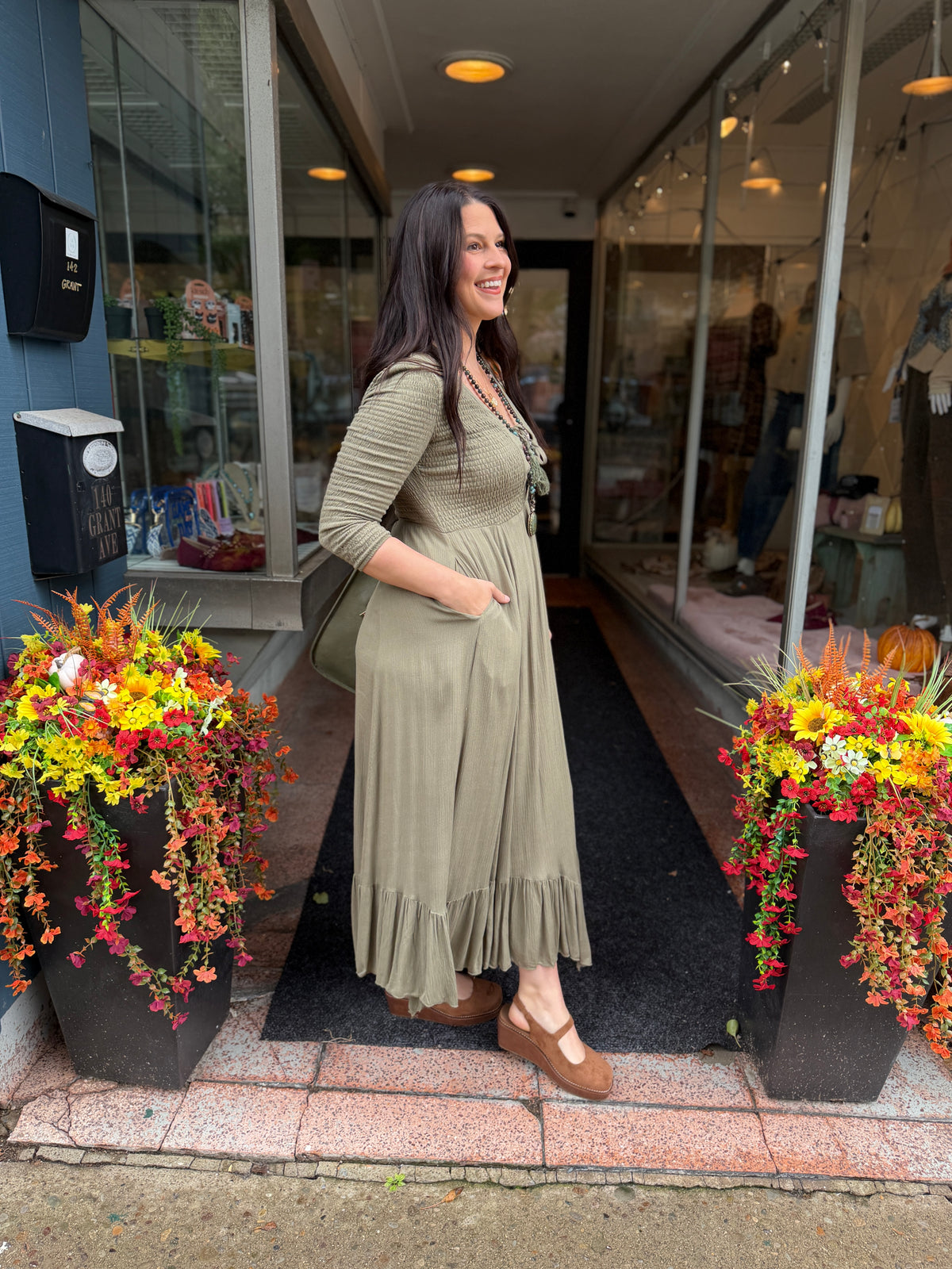 Olive You Maxi Dress