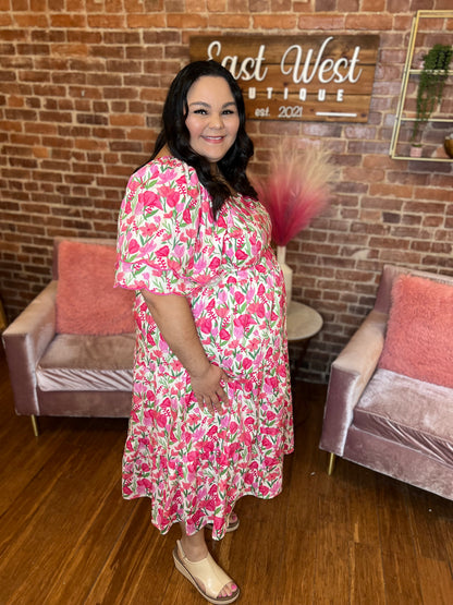 Just Us Midi Dress