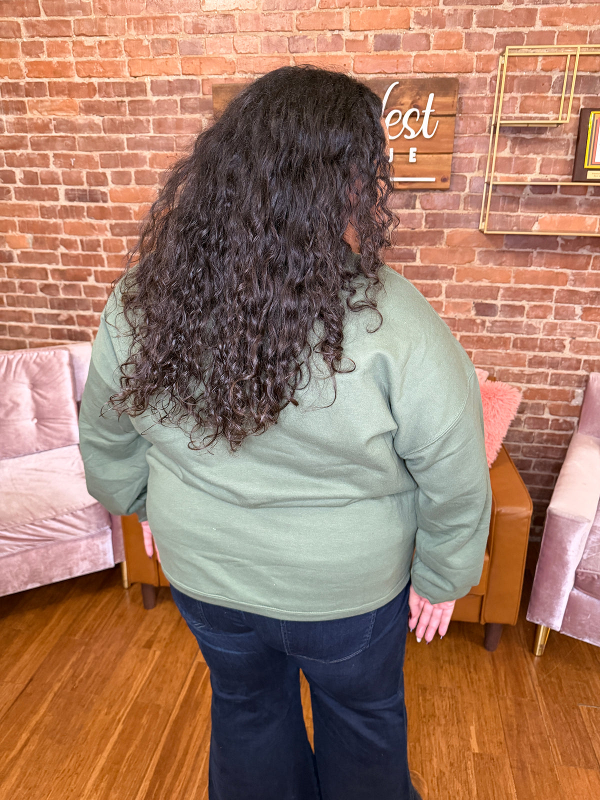Embroidered Book Club Sweatshirt