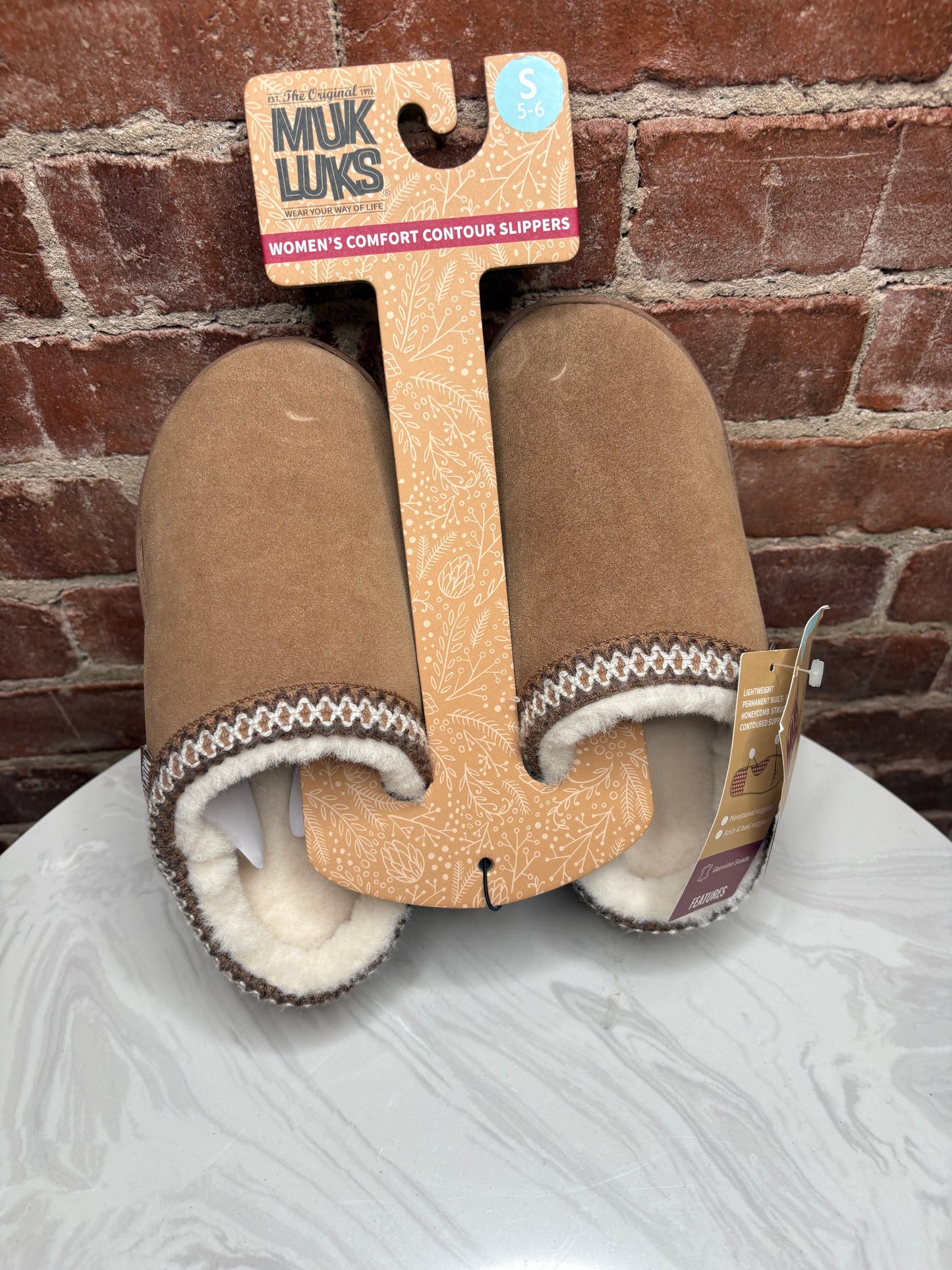 MUK LUKS Jordi Clog Suede Slippers